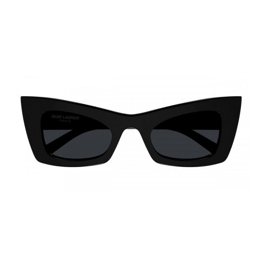 NEW SAINT LAURENT SUNGLASSES, CAT EYE BLACK WOMEN EYEWEAR SAINT LAURENT - Picture 3 of 4